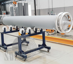 Высоковольтные композитные или керамические вводы для высокого напряжения с элегазовой изоляцией или альтернативной газовой изоляцией