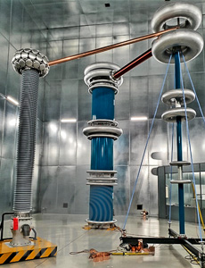 Высоковольтные композитные или керамические вводы для высокого напряжения с элегазовой изоляцией или альтернативной газовой изоляцией