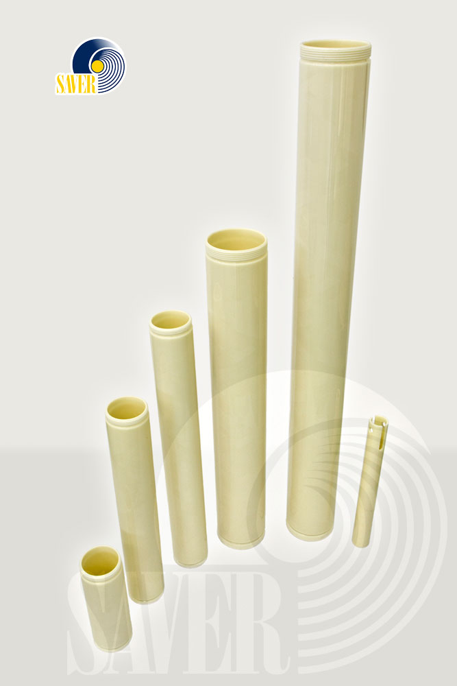 Трубы с сухой намоткой волокна и вакуумной пропиткой в